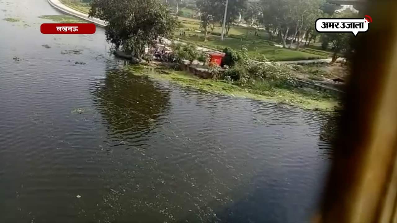 युवक ने लगाई नदी में छलांग, लोगों का लगा मजमा