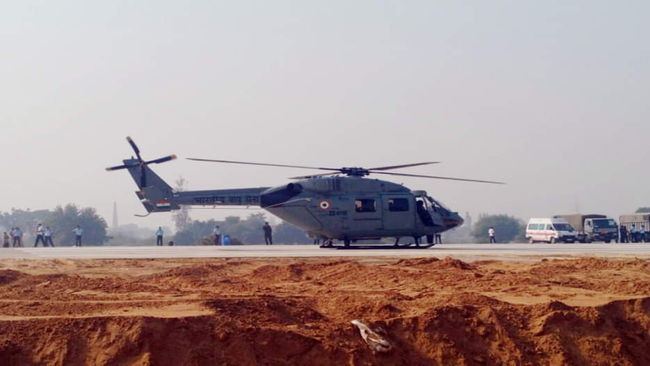 Fighter aircraft will run on expressway