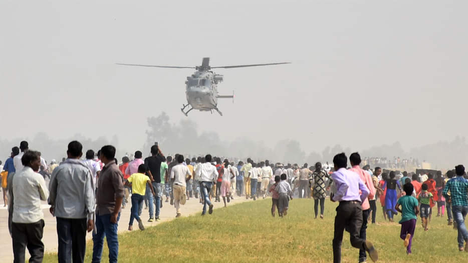 bravery of Indian Air Force on Express-Way
