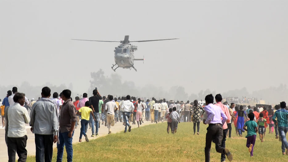 bravery of Indian Air Force on Express-Way