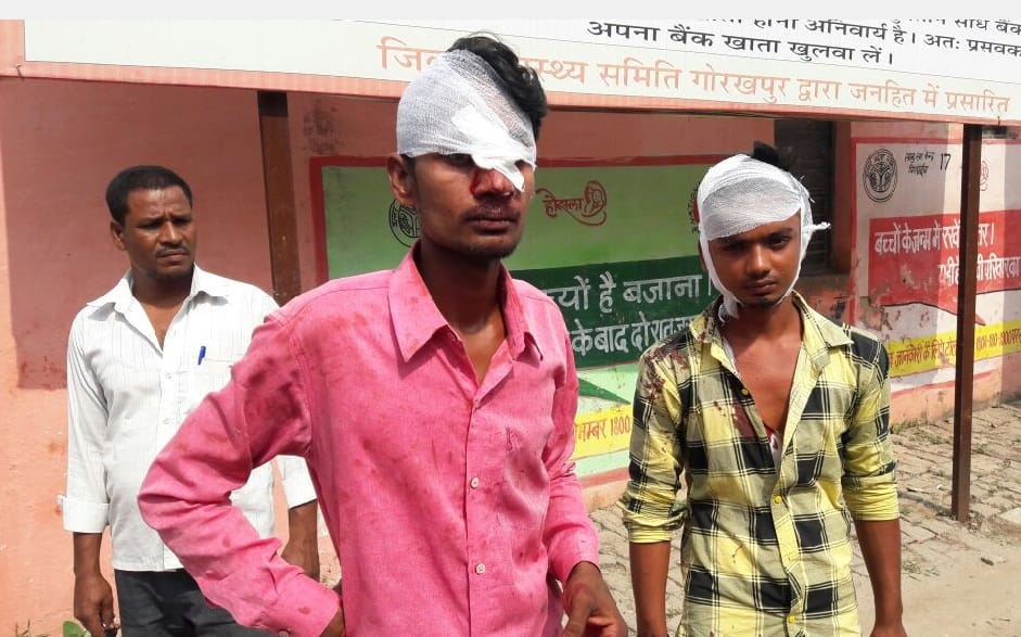 पिपराइच में मारपीट, पथराव से तनाव