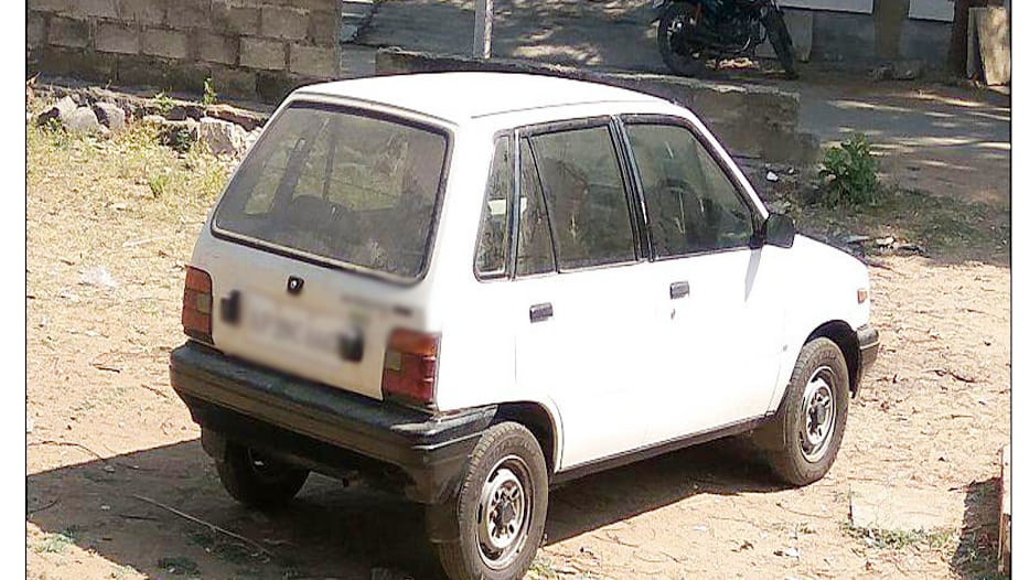 boy and girl caught in a car.