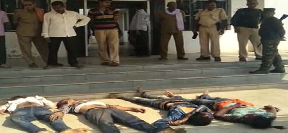 mob killed four criminals in bihar's rohtas