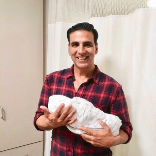 Akshay Kumar shares first photo of Asin and Rahul Sharma’s Baby