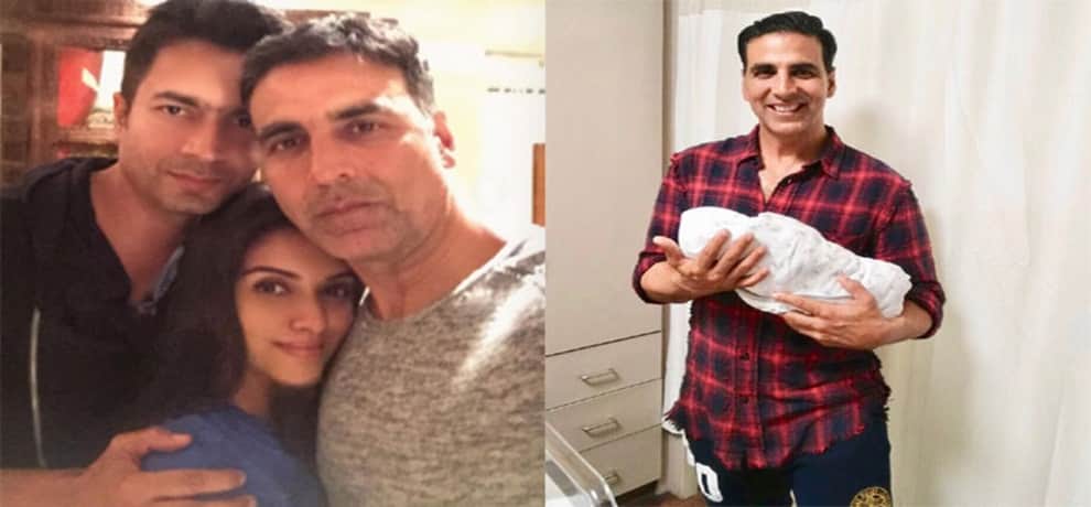 Akshay Kumar shares first photo of Asin and Rahul Sharma’s Baby