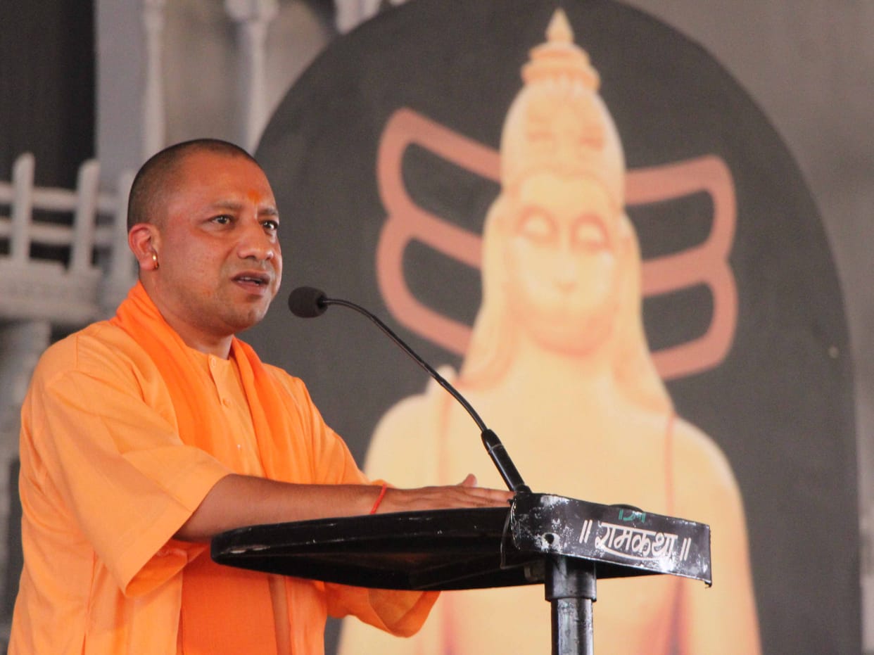 cm yogi visit varanasi before pm modi arrival