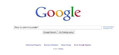 google saved girls life who committing suicide