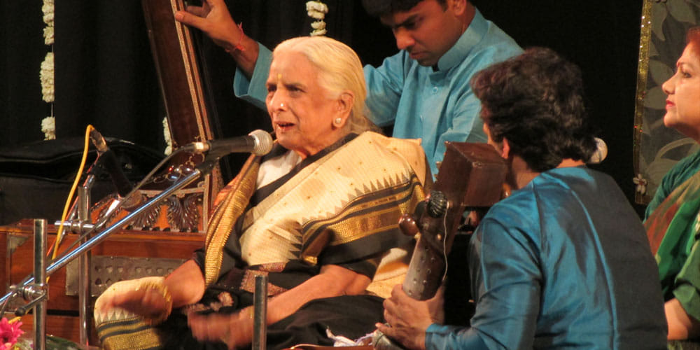 girija devi was a peak of music