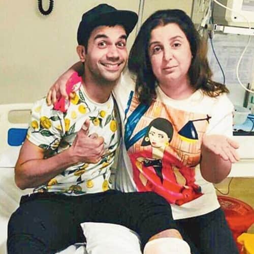 Rajkummar Rao promoting 'Shaadi Mein Zaroor Aana' with fractured leg from hospital