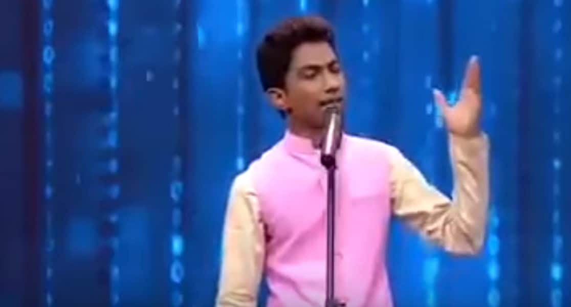 watch viral video of shyaam rangeela narendra modi mimicry on great indian laughter challenge show