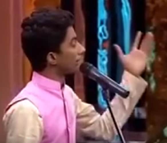 watch viral video of shyaam rangeela narendra modi mimicry on great indian laughter challenge show