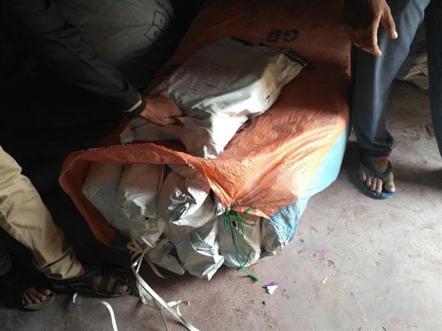 50 parcel recovered on call center