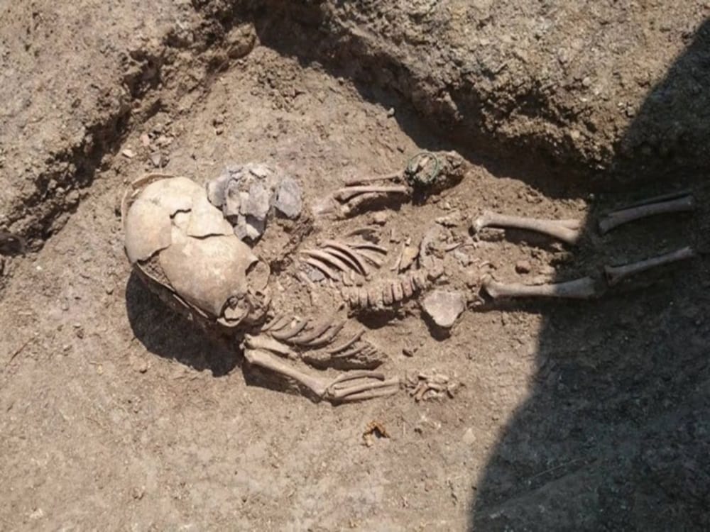   Garhwal Rifles two soldiers Remains were found during excavation in France