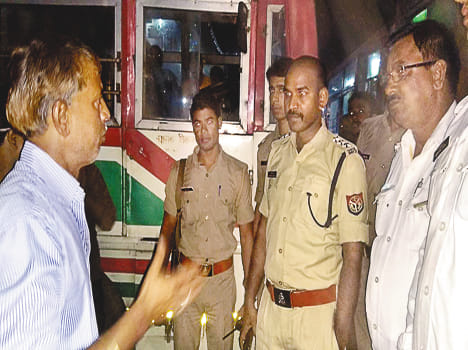 fight between The son of the ARM and the conductor driver