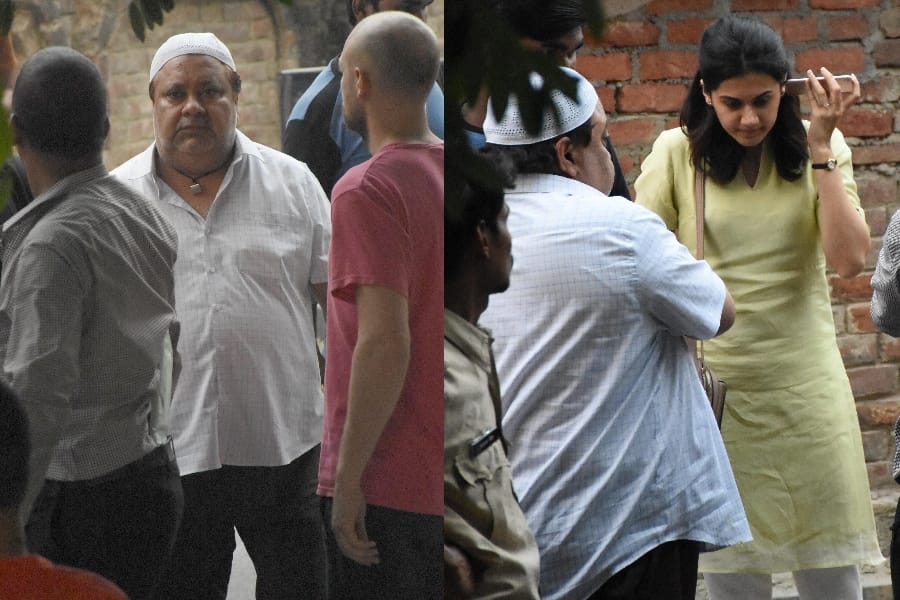 shooting of film mulk in Lucknow.