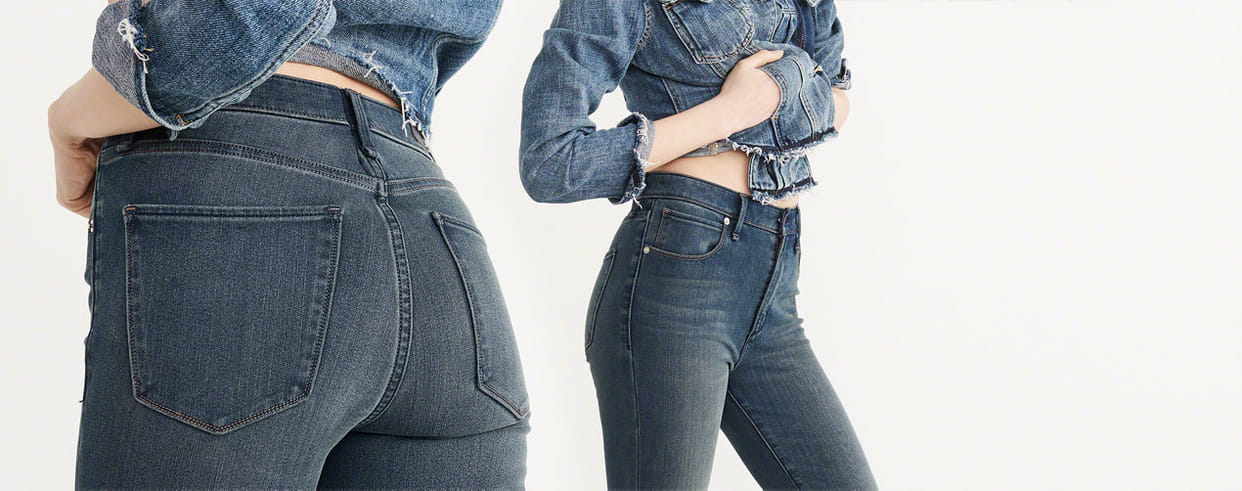 This is new kind of Jeans, called Thong Jeans