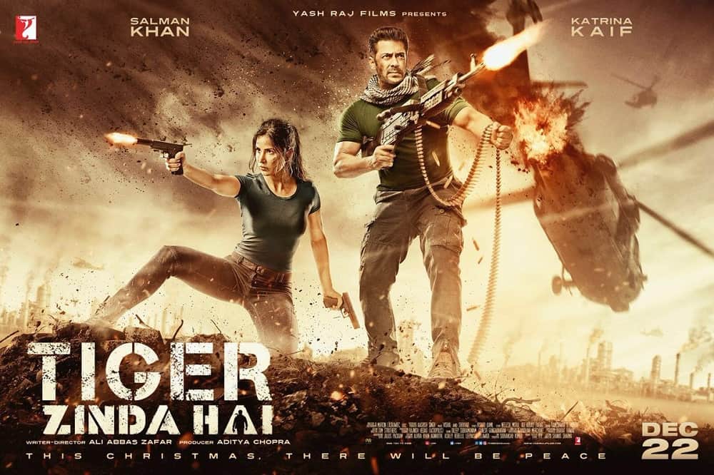 Salman Khan share new poster of Tiger Zinda Hai salman and katrina is looking in full action mode