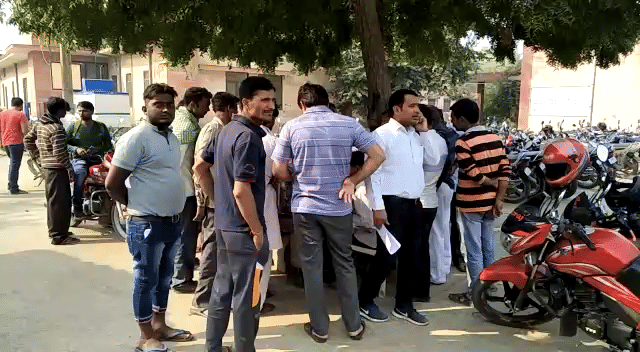 a seaventh class student die in a road accident in alwar