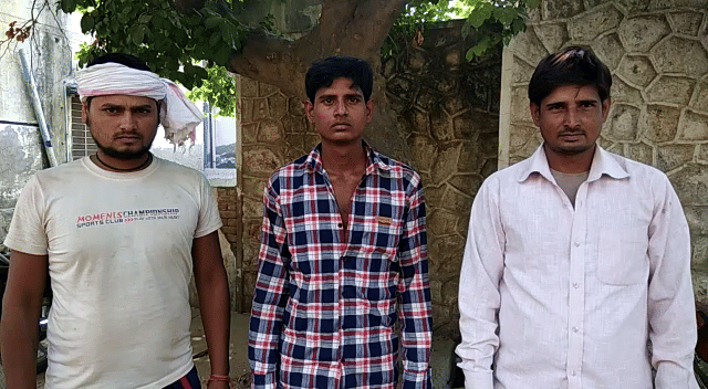 Police arrested three people in case of assault in alwar