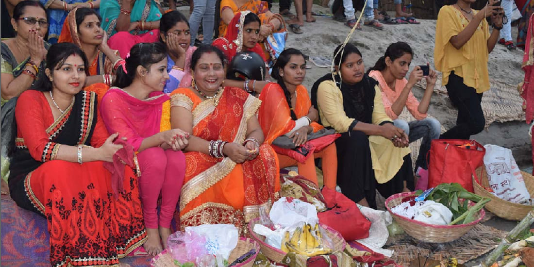 worship of sun on chhath puja