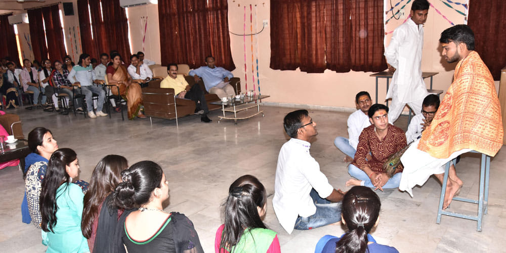 GLA University Strike social evils by staging drama