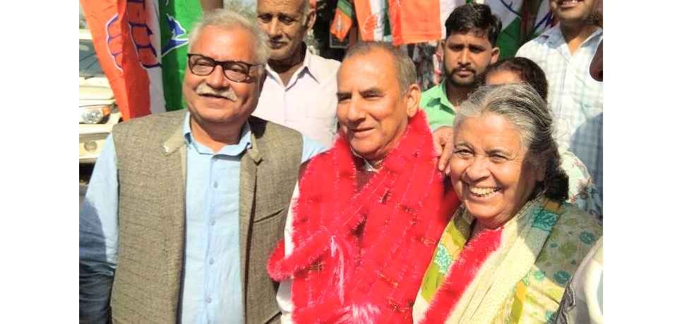 congress candidate viplove and EX mla yograj election story