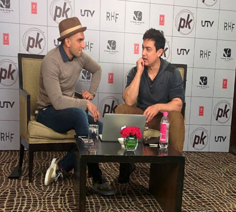 actor aamir khan wants to ranveer to work in his this film