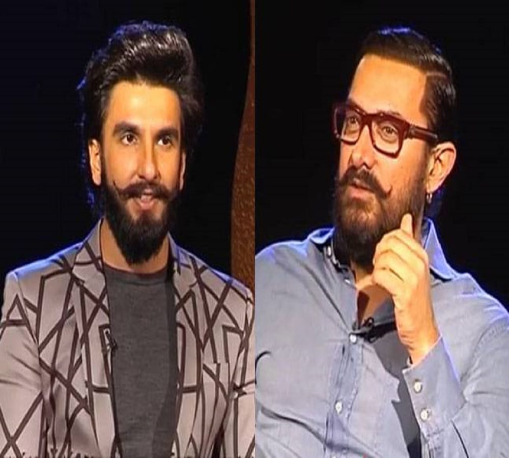 actor aamir khan wants to ranveer to work in his this film