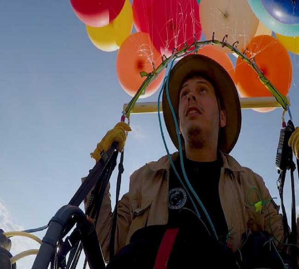 Man taken Idea from the Hollywood movie then made this Flying Chair
