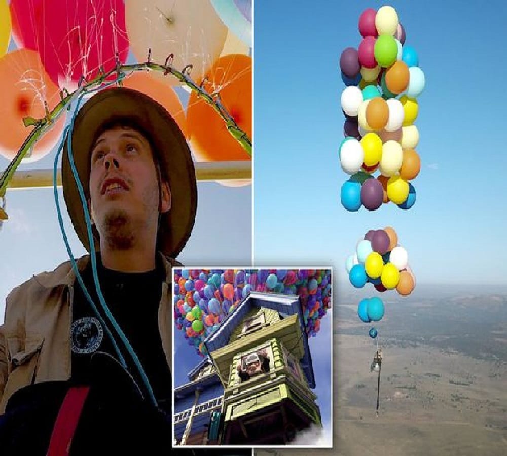 Man taken Idea from the Hollywood movie then made this Flying Chair