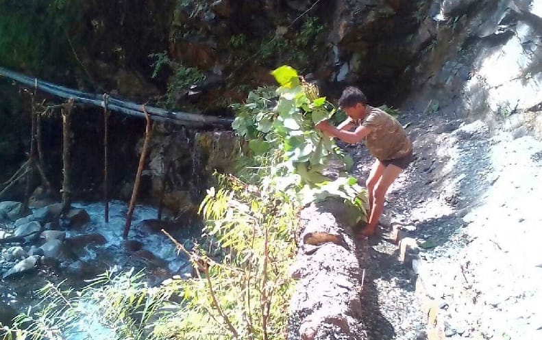 Farmers engaged in efforts to bring water to the fields themselves