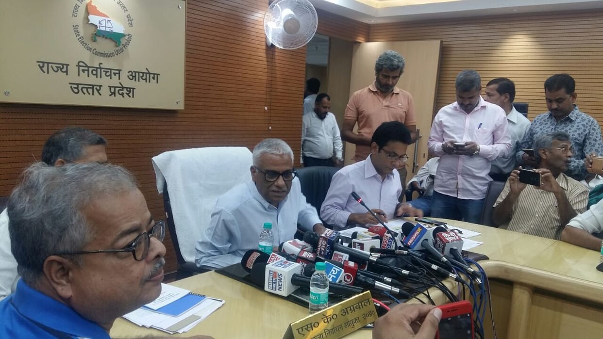 local body elections announcement in Uttar Pradesh