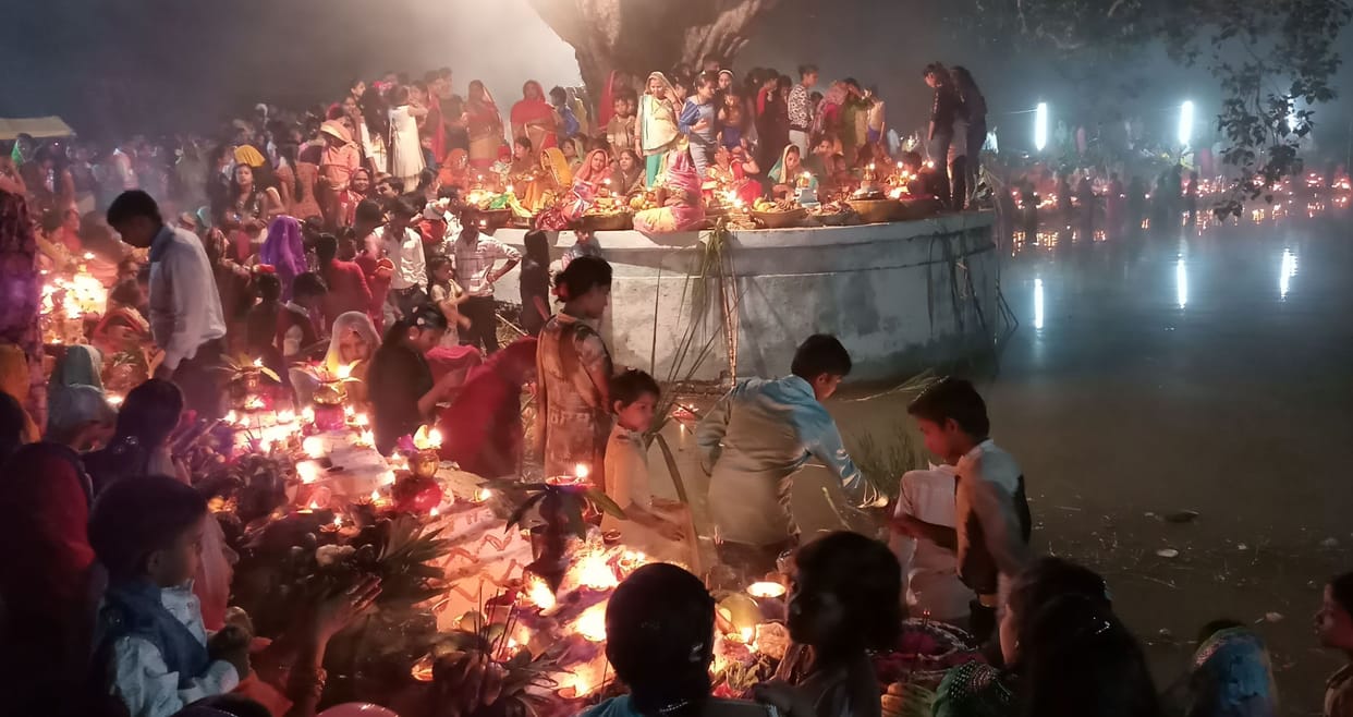 The great faith on Chhath ghats