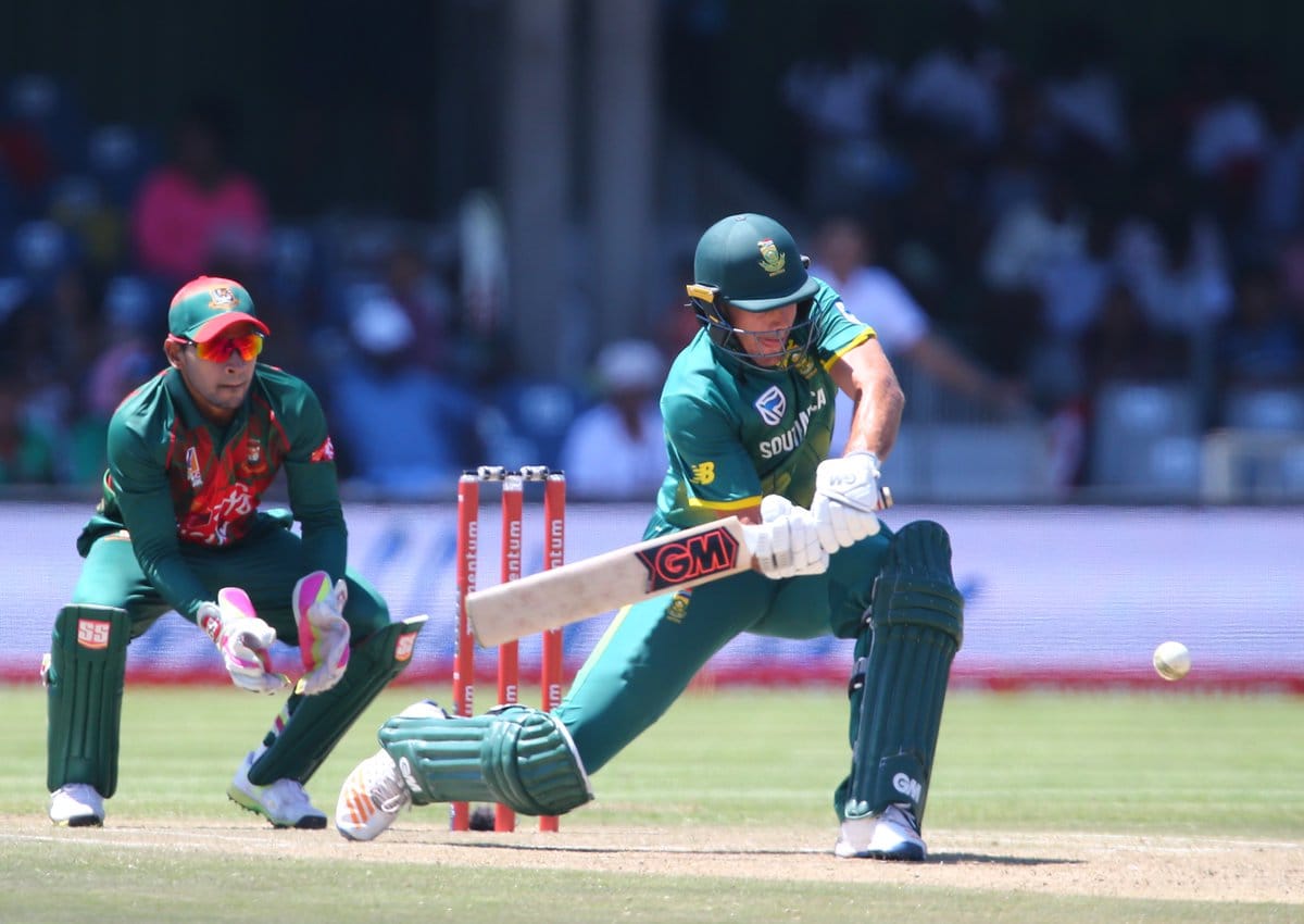 South Africa have beaten Bangladesh by 20 runs in the 1st T20I in Bloemfontein
