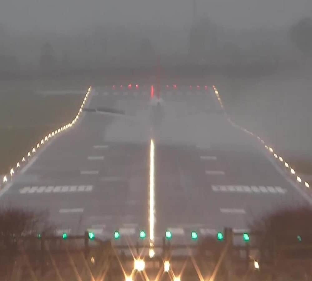 This is the only airport in the world that shuts runway and halts flights for the god