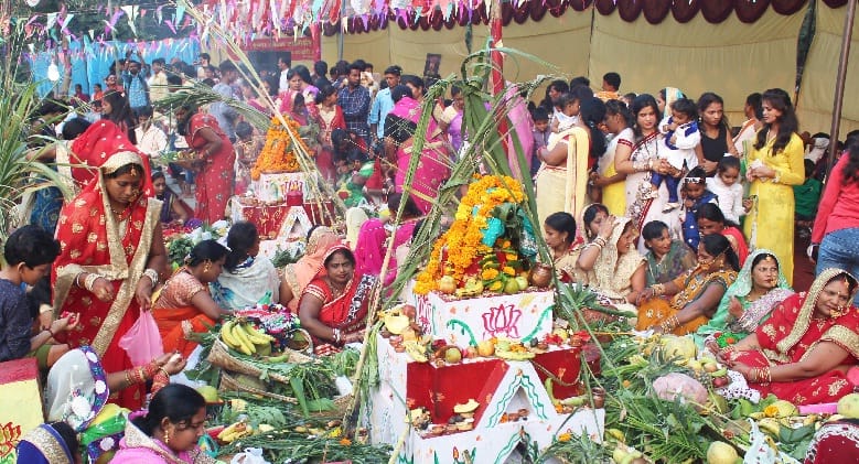 Chhath pooja in haldwani