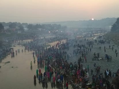 chhath puja 2017 festival conclusion of with sun rise 