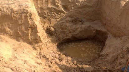 Digging was done in old ruins