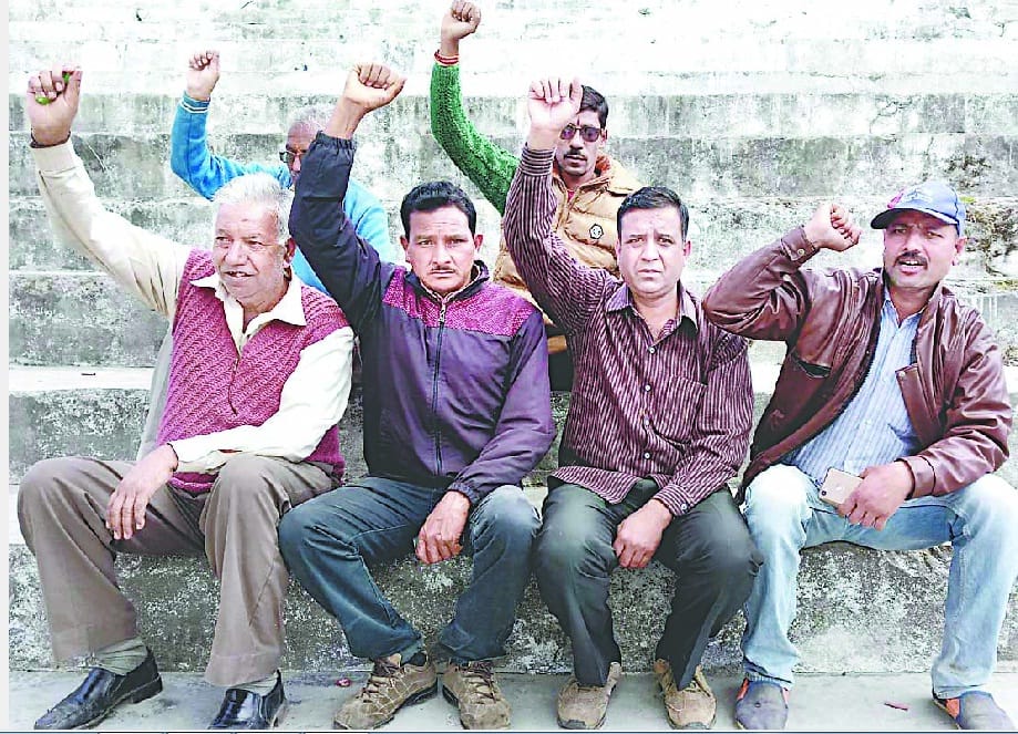 Farmers demonstrated about agricultural debt waiver