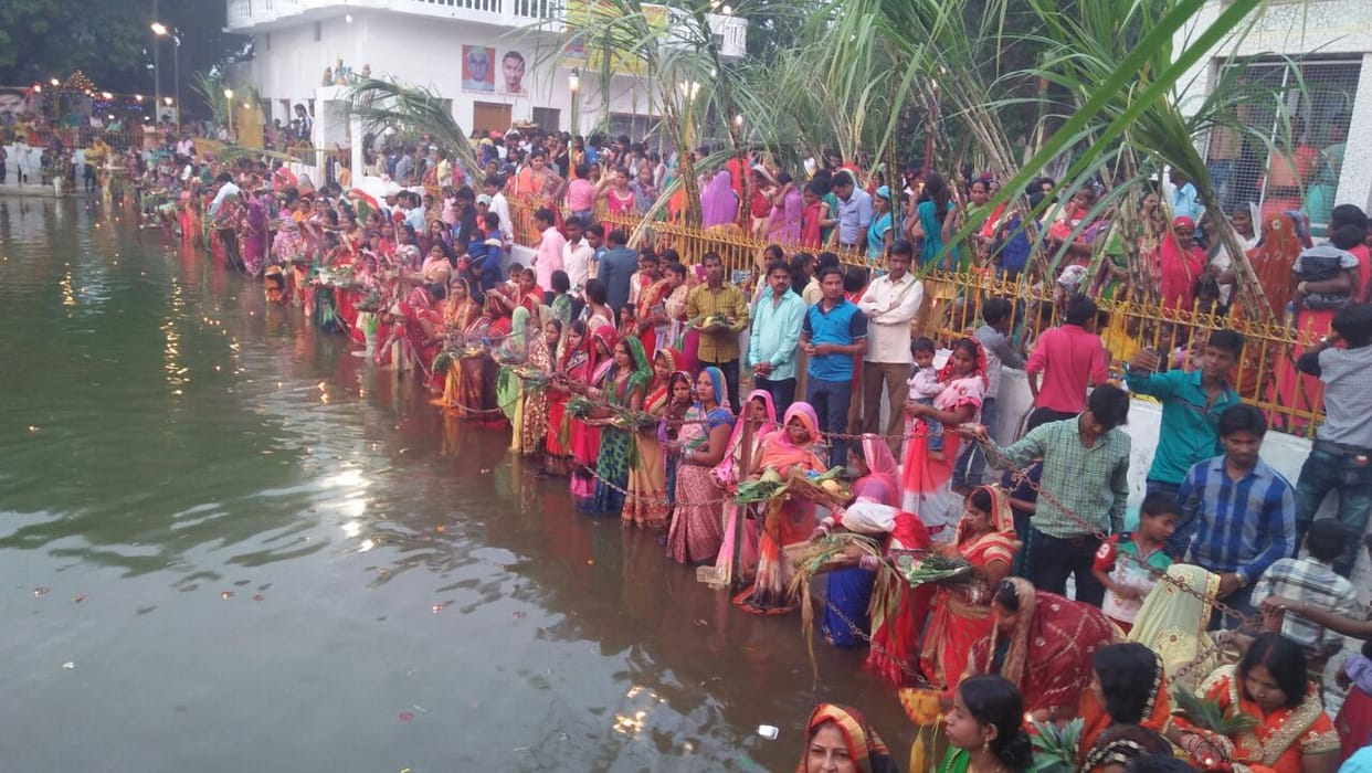 Huge confusion about the Chhath ghats in the district