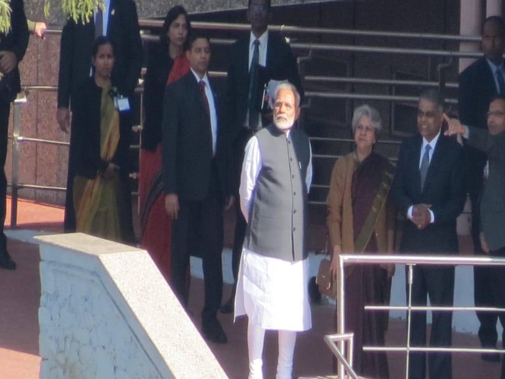   prime minister narendra modi do yoga with students and ias trainee in mussoorie