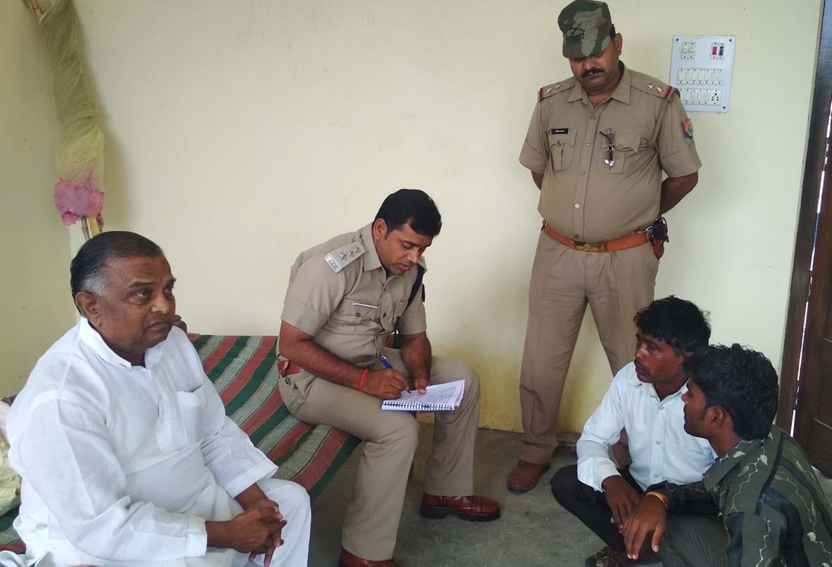 Case on two officers staying absent from training