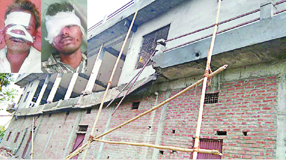  roof of the guest house dropped two died three wounded