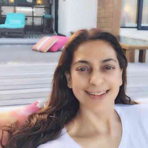 juhi chawla new look and yoga photo viral
