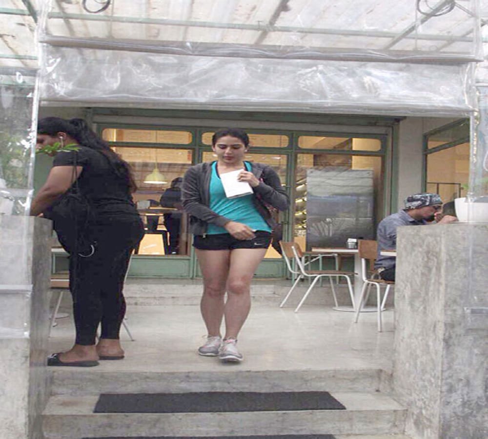 Sara Ali Khan was looking very Different when she come out of her gym
