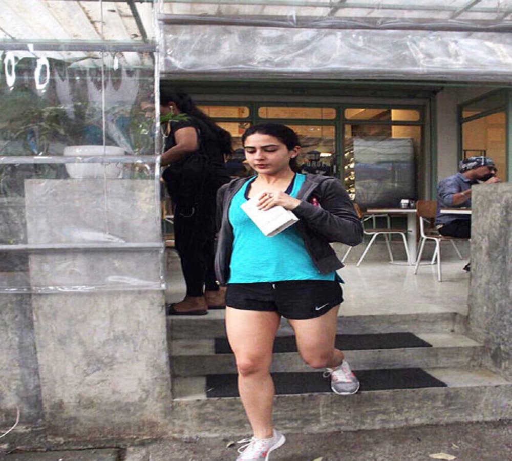 Sara Ali Khan was looking very Different when she come out of her gym