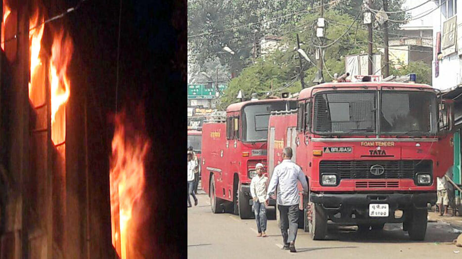 former mayor of Kanpur wasted in seven storey cold storage fire