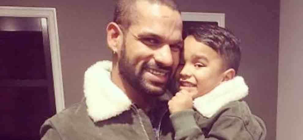 shikhar dhawan shares an emotional video of his son joravar on social media