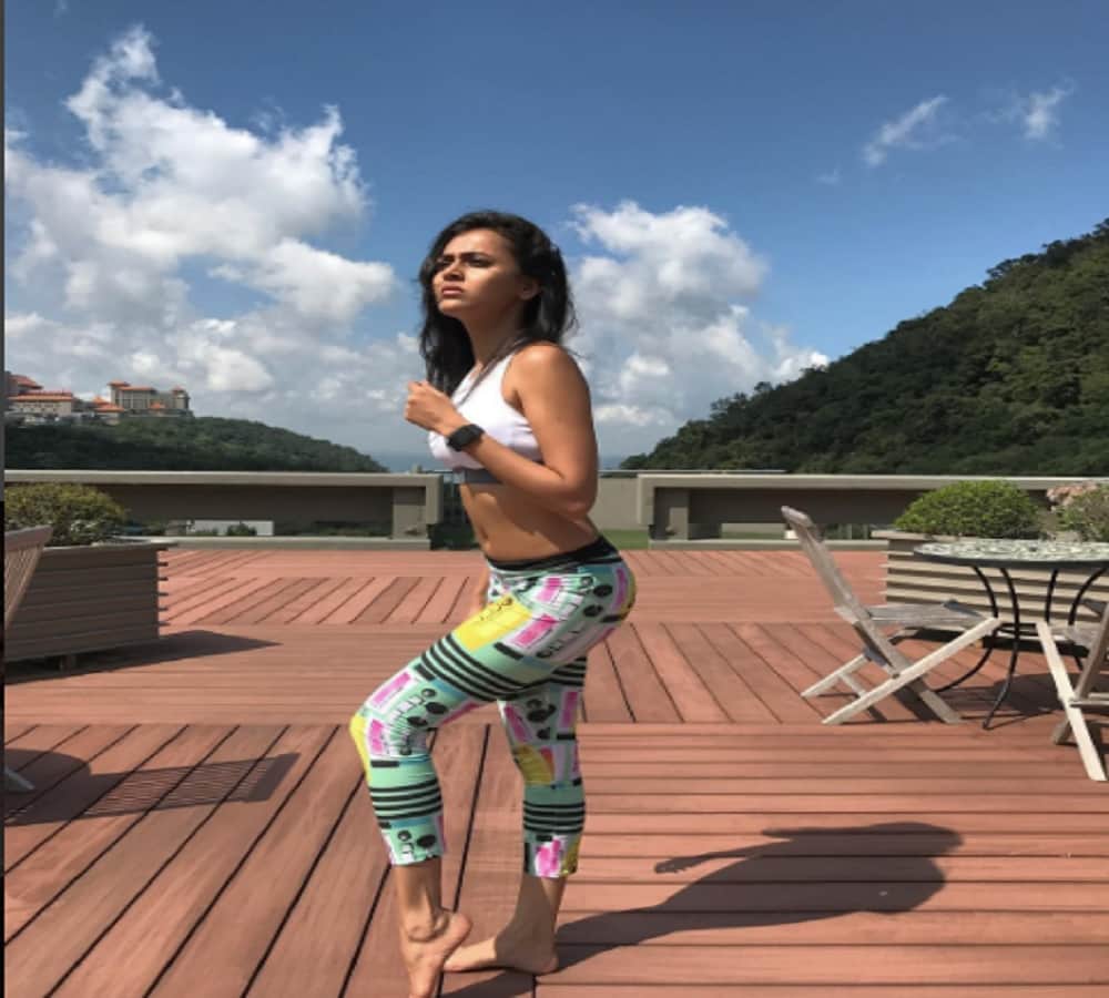 why serial Rishta Likhenge Hum Naya's Actress Tejasswi Prakash doing hard work in gym