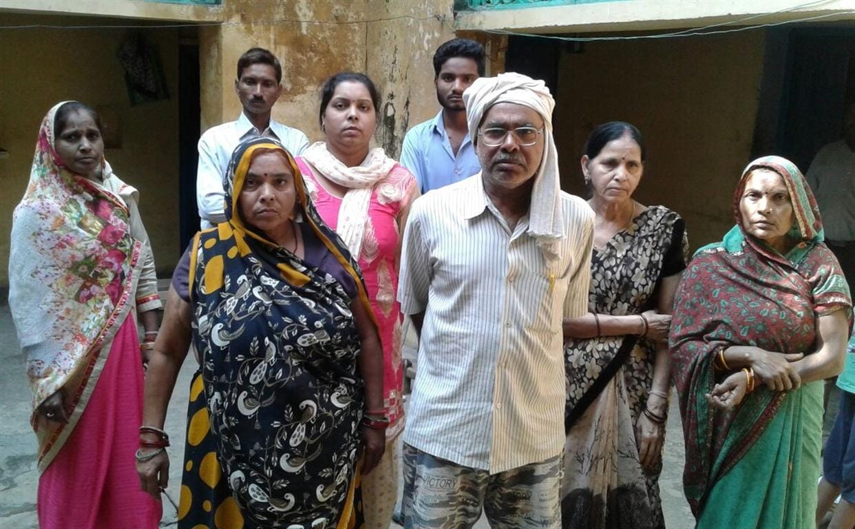 Raberry at BJP leader house in Hathras